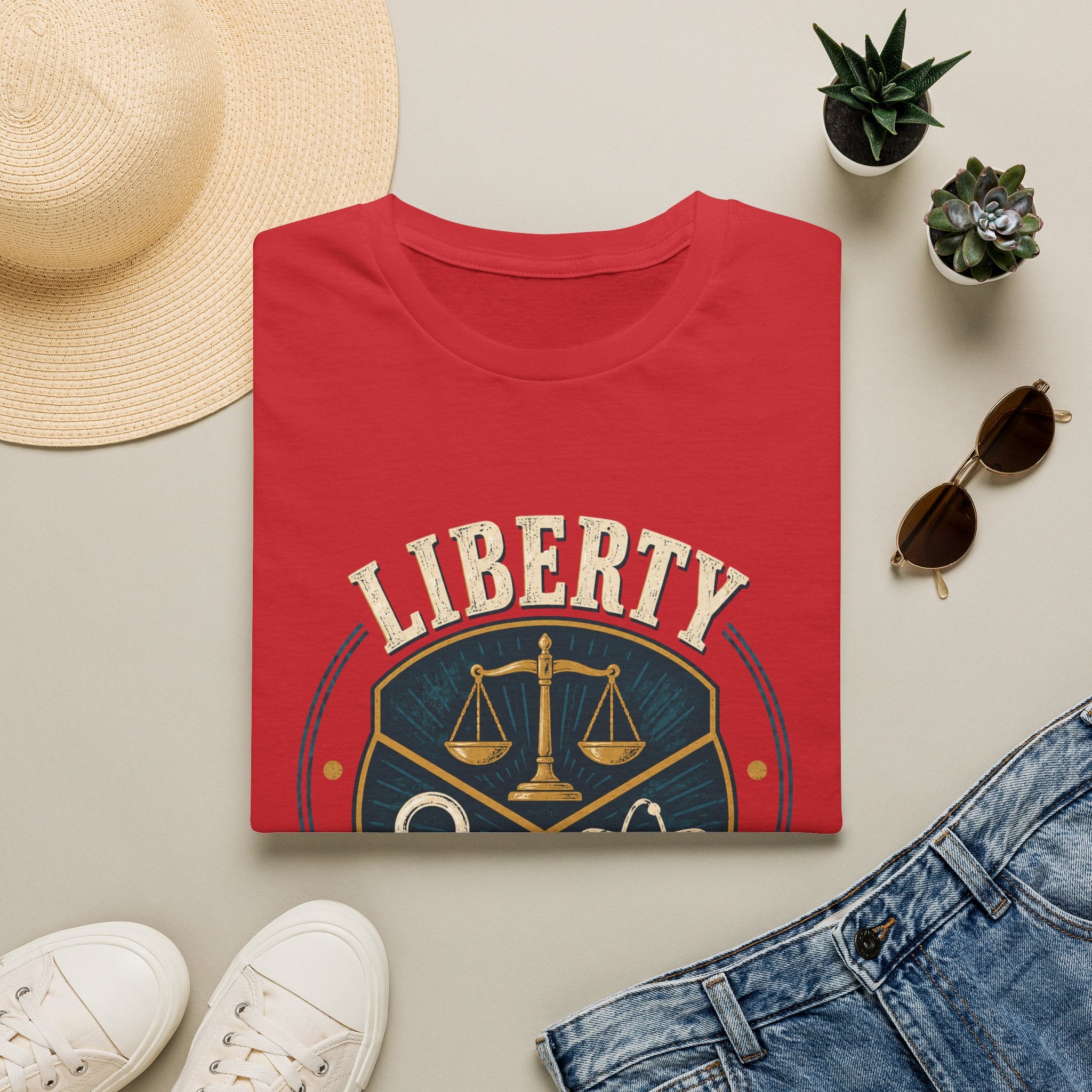Liberty Scales T-Shirt — Equality • Reality Graphic Tee