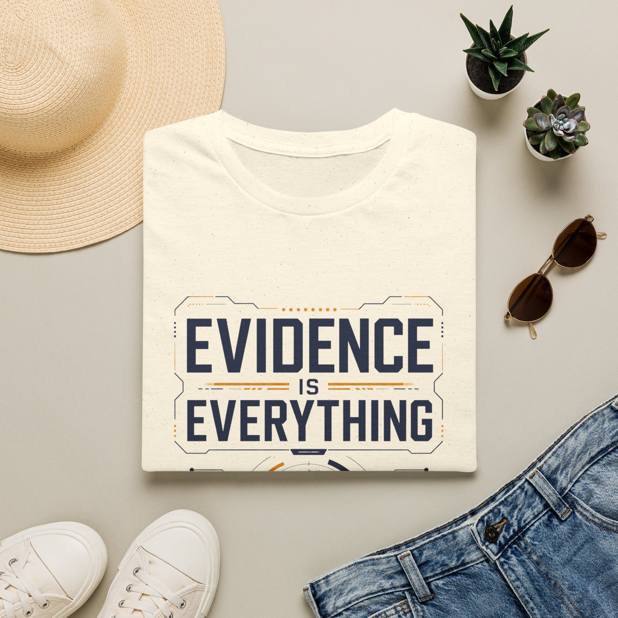 Evidence Is Everything T-Shirt — For Scientists, Investigators & Critical Thinkers