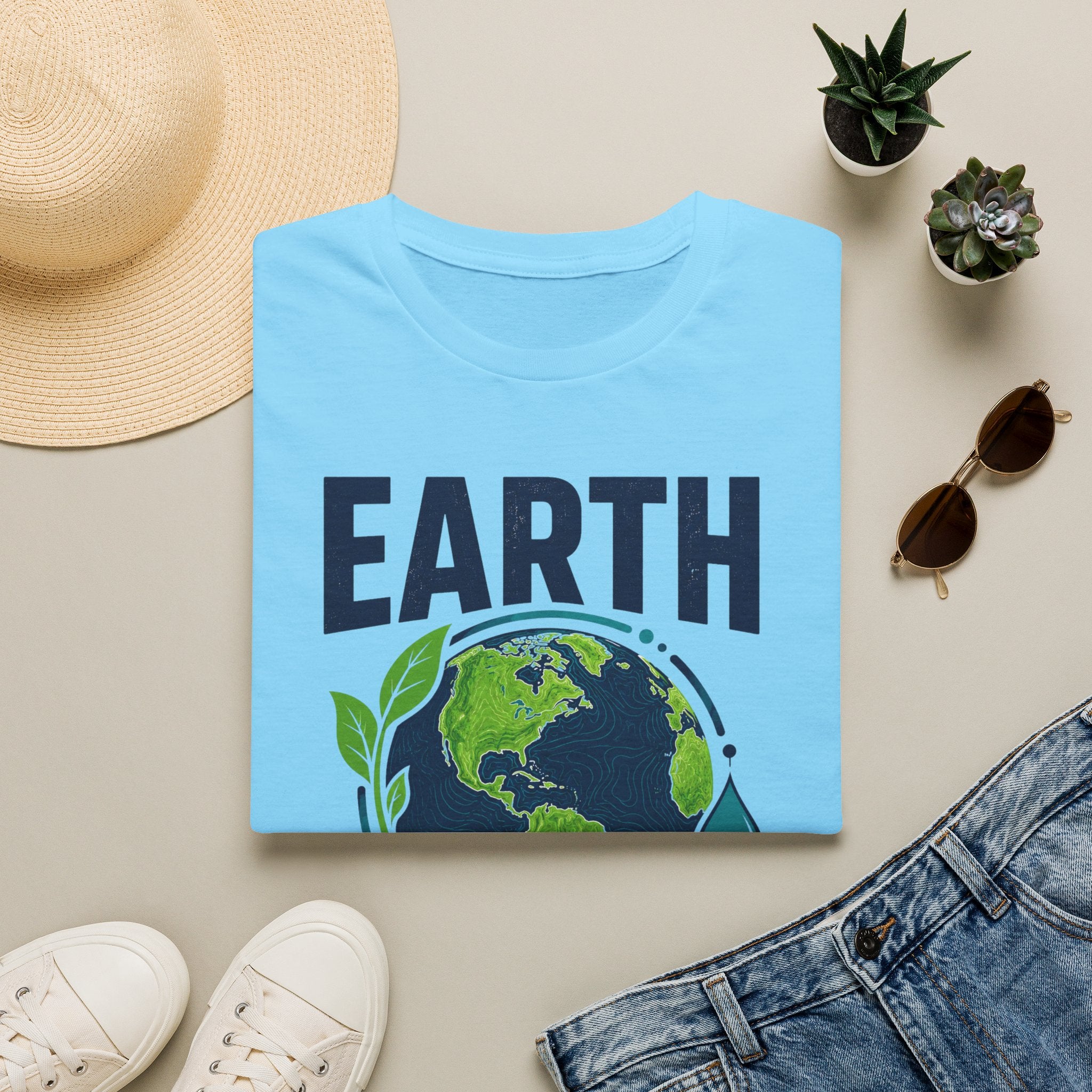Earth Protect T-Shirt — "Treat It Like It’s Your Only Home" Eco Graphic Tee