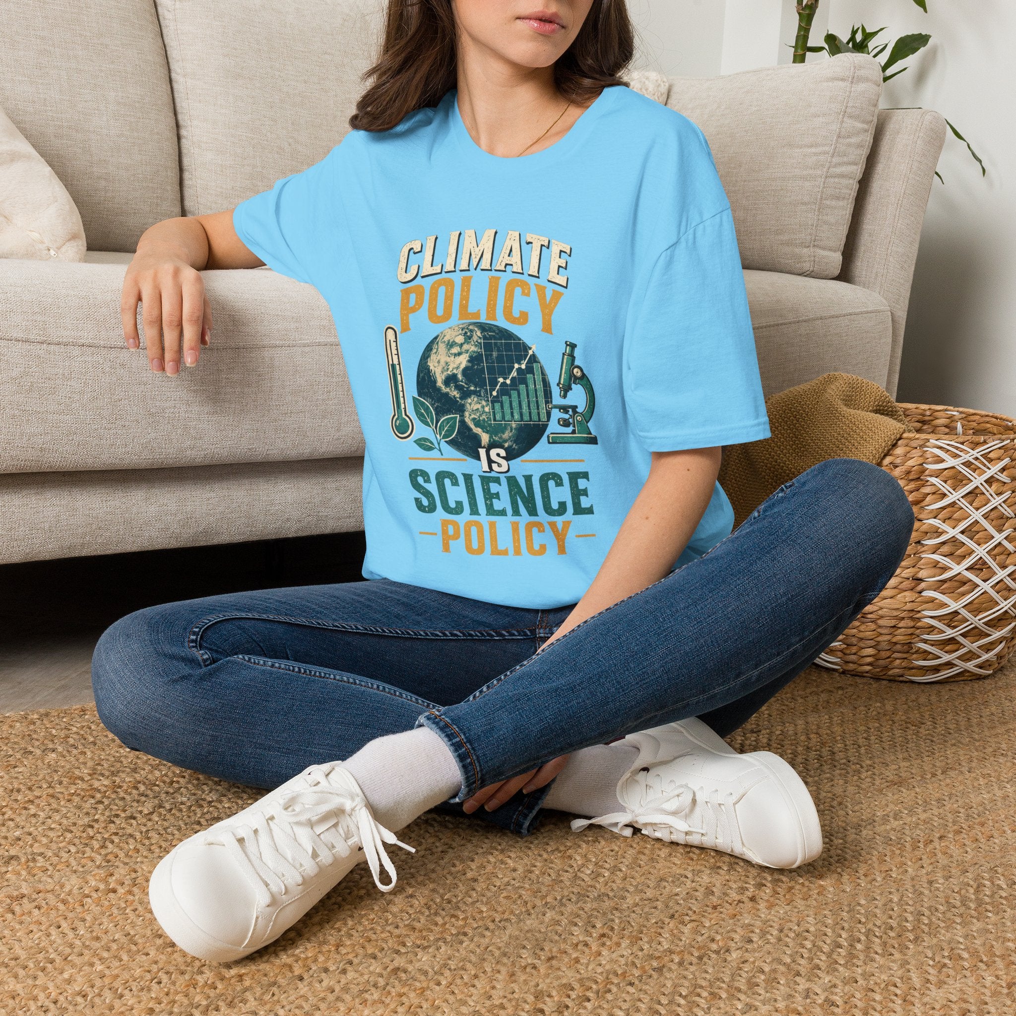 Climate Policy Tee — "Climate Policy Is Science Policy" Graphic T-Shirt