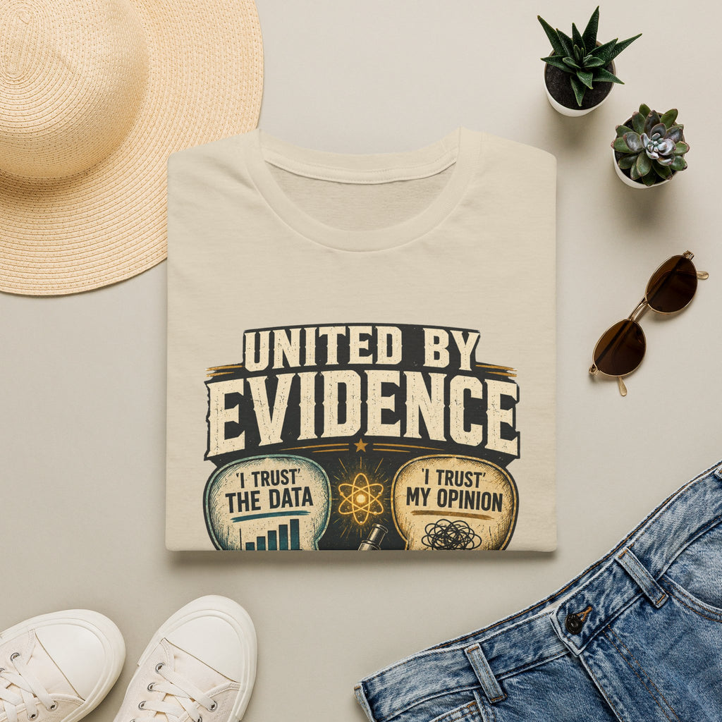 Evidence T-Shirt — "United by Evidence" Science Graphic Tee