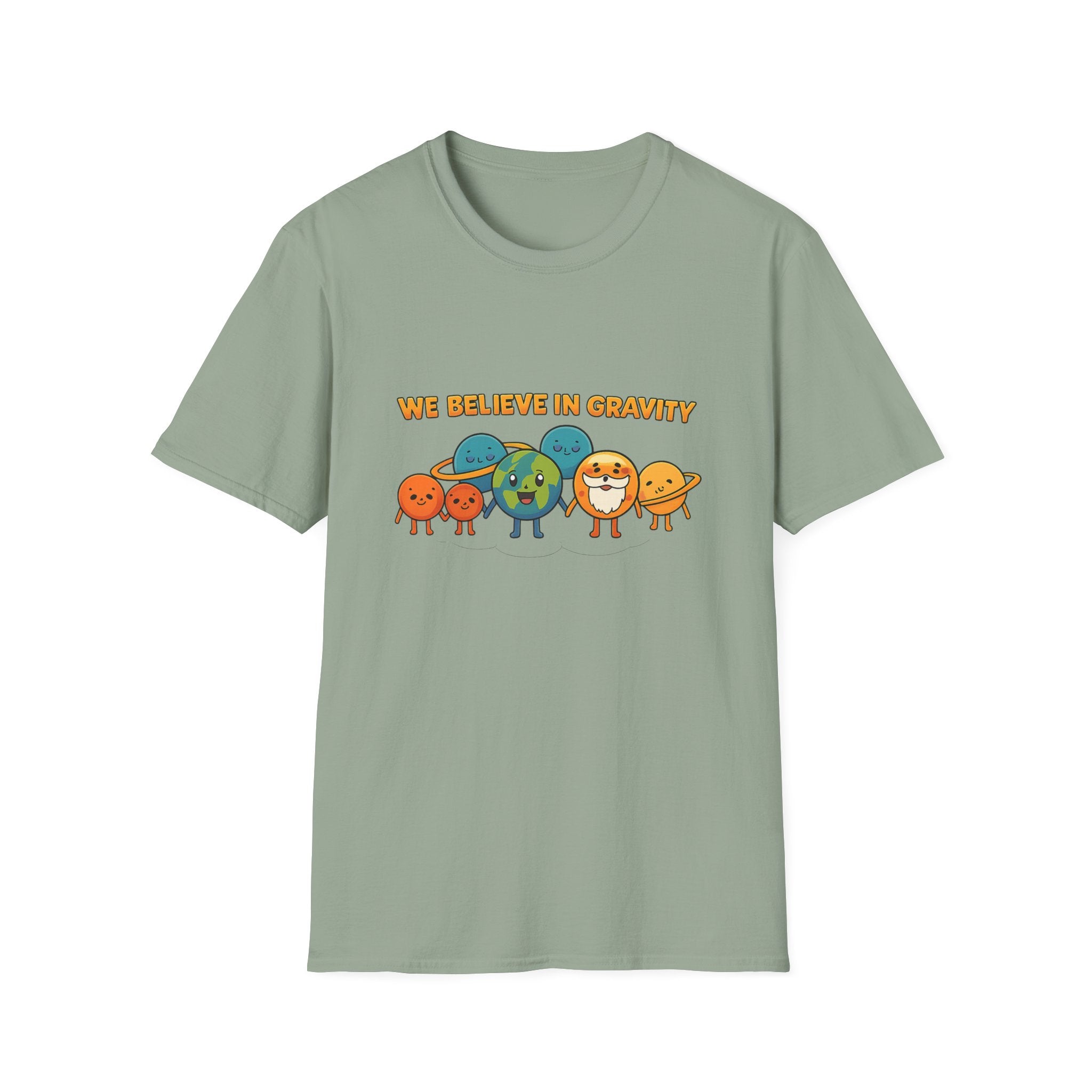 We Believe in Gravity Unisex Softstyle T-Shirt