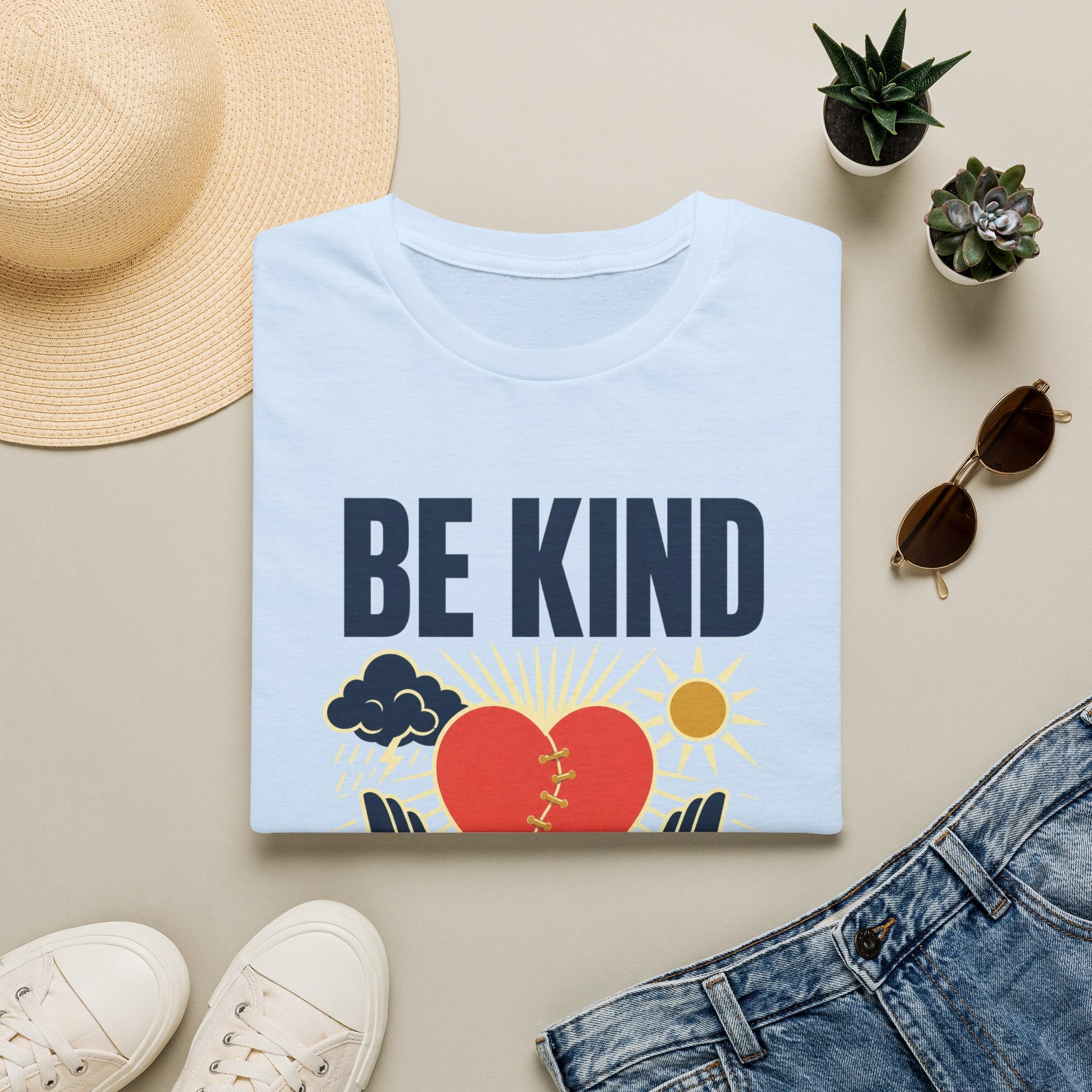 Be Kind T-Shirt — 'Everyone Is Fighting Something' Inspirational Tee