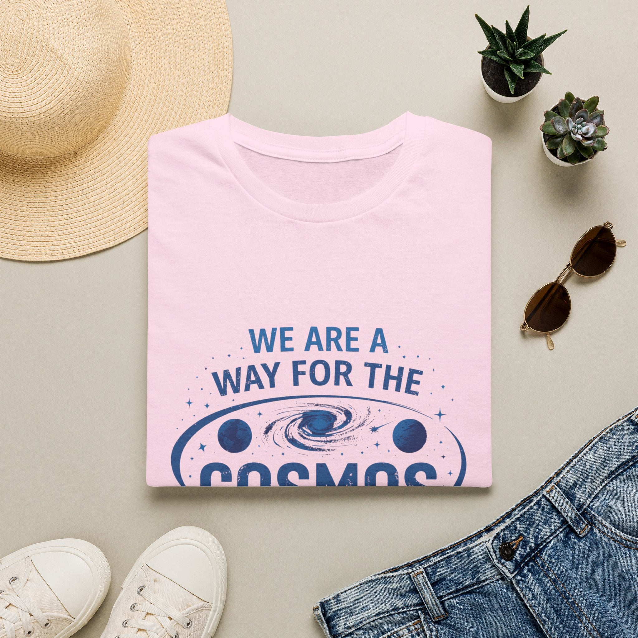 Cosmos T-Shirt — "We Are a Way for the Cosmos to Know Itself" Astronautic Graphic Tee