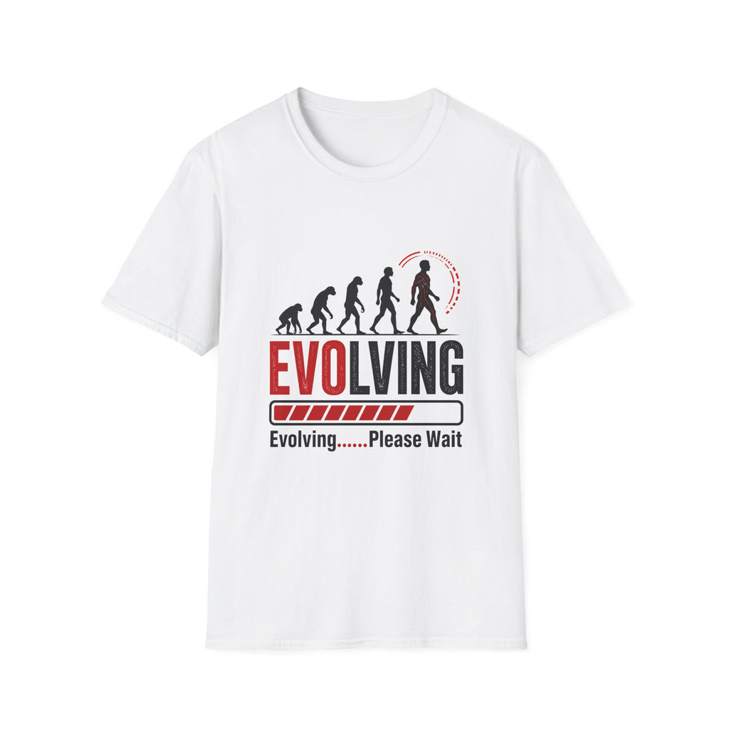 Evolving Please Wait T-Shirt — Evolution Graphic Tee