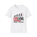Evolving Please Wait Unisex Softstyle T-Shirt