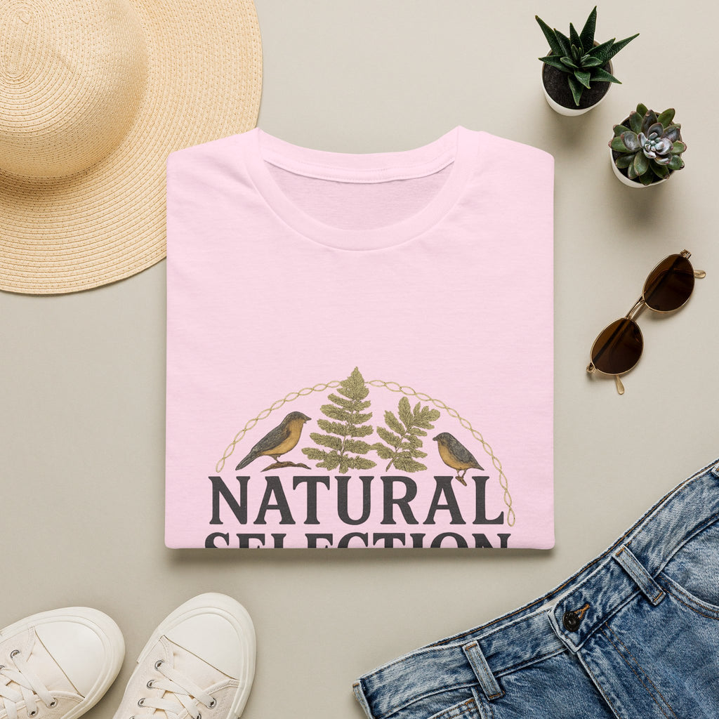 Natural Selection T-Shirt — Botanical Birds Graphic Tee
