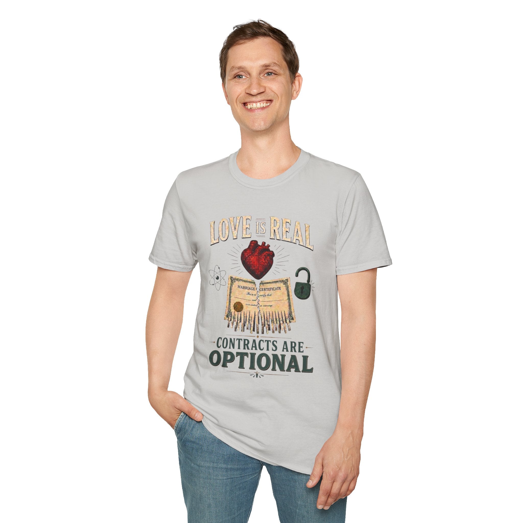 Love Is Real, Contracts Are Optional Graphic Tee