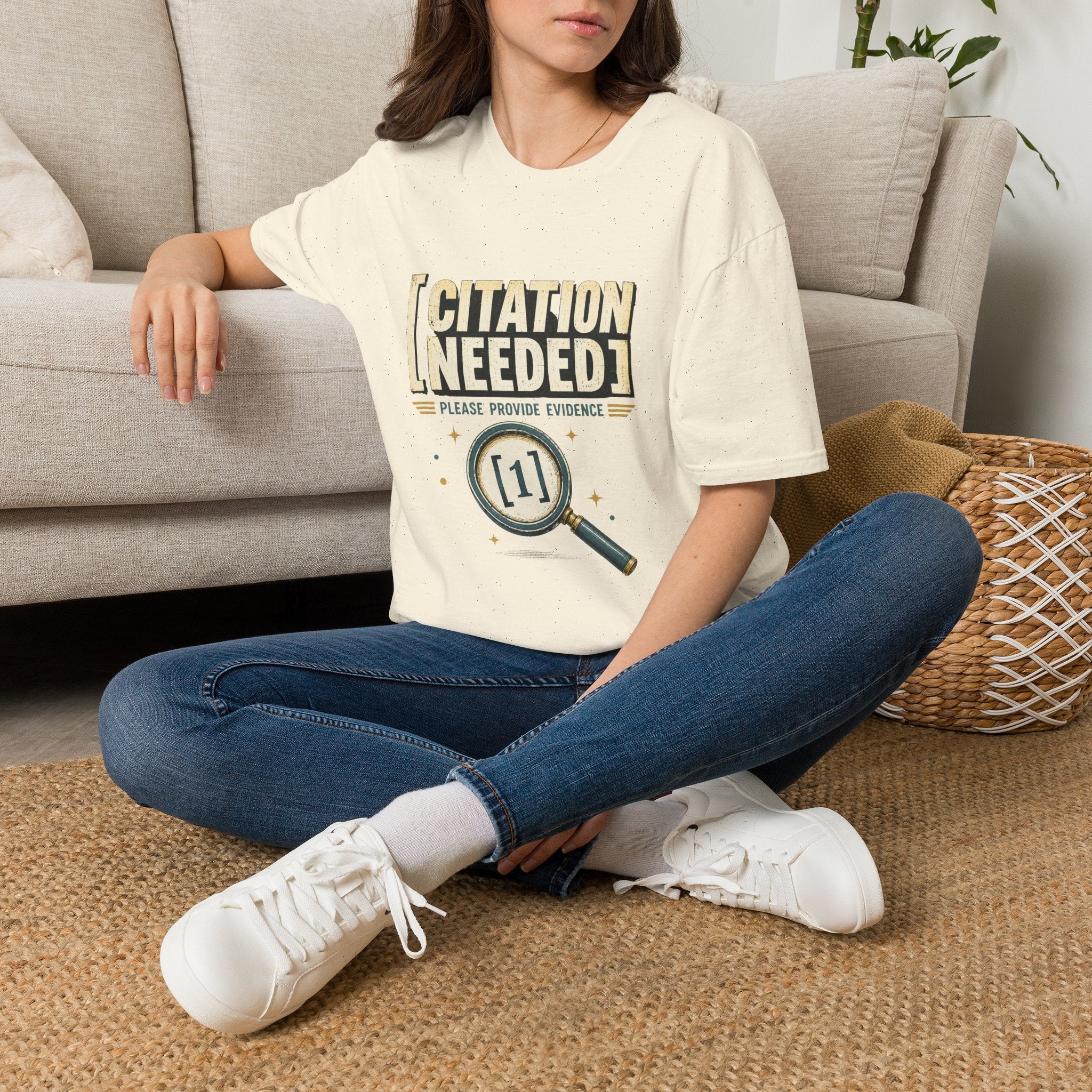 Citation Needed T-Shirt — "Please Provide Evidence" Graphic Tee