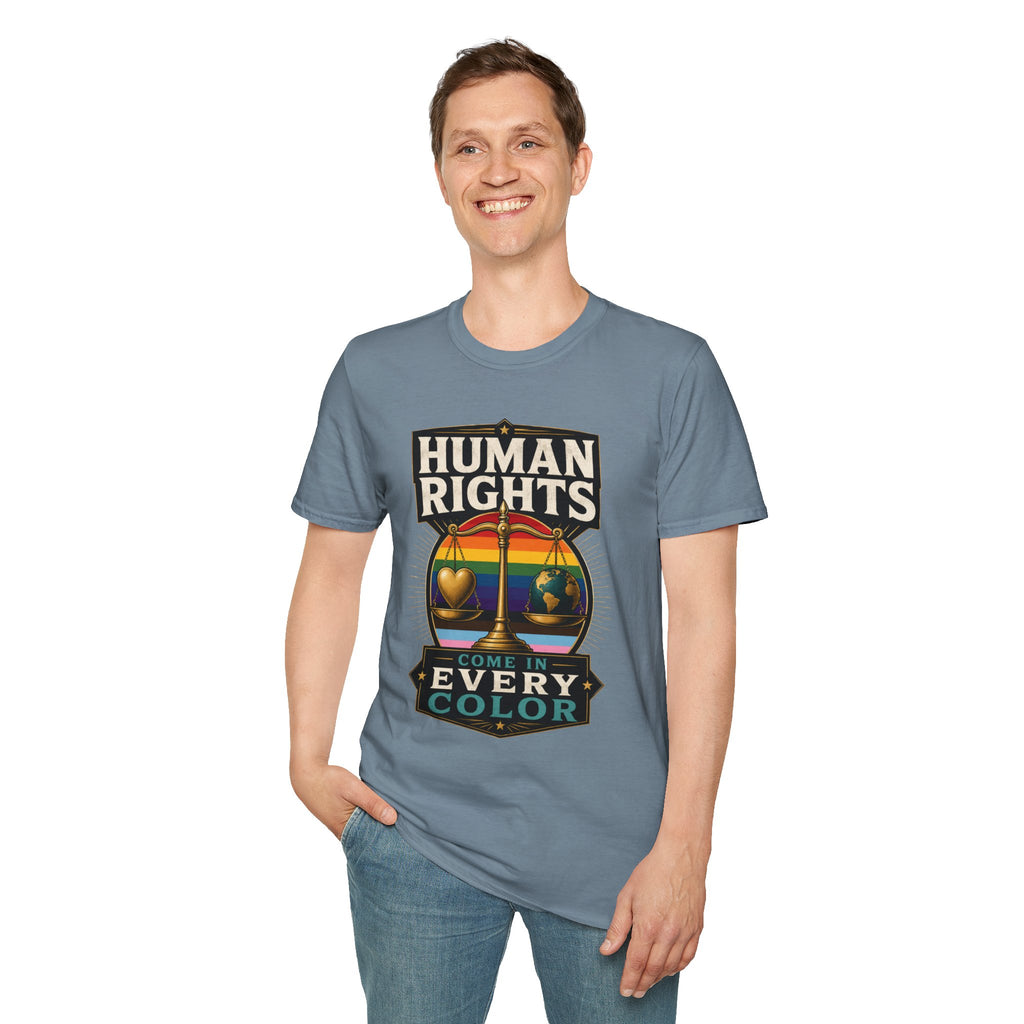 Human Rights T-Shirt — Love in Every Color LGBTQ+ Pride Tee
