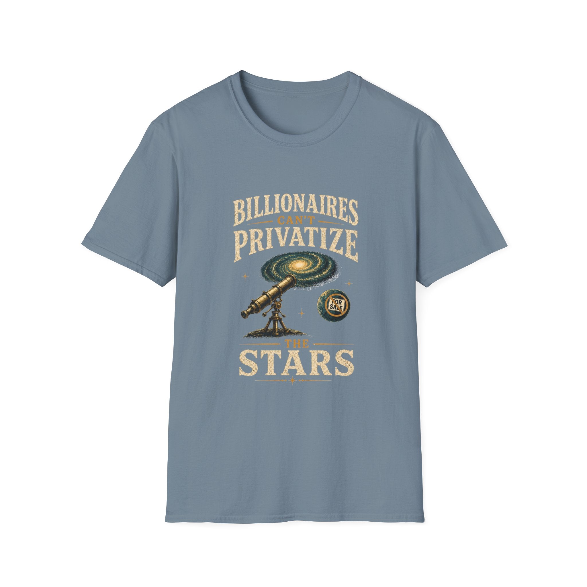 "Billionaires Can't Privatize the Stars" Graphic Tee