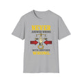 Never Answer Wrong T-Shirt — Funny Lawyer/Legal Scales Tee
