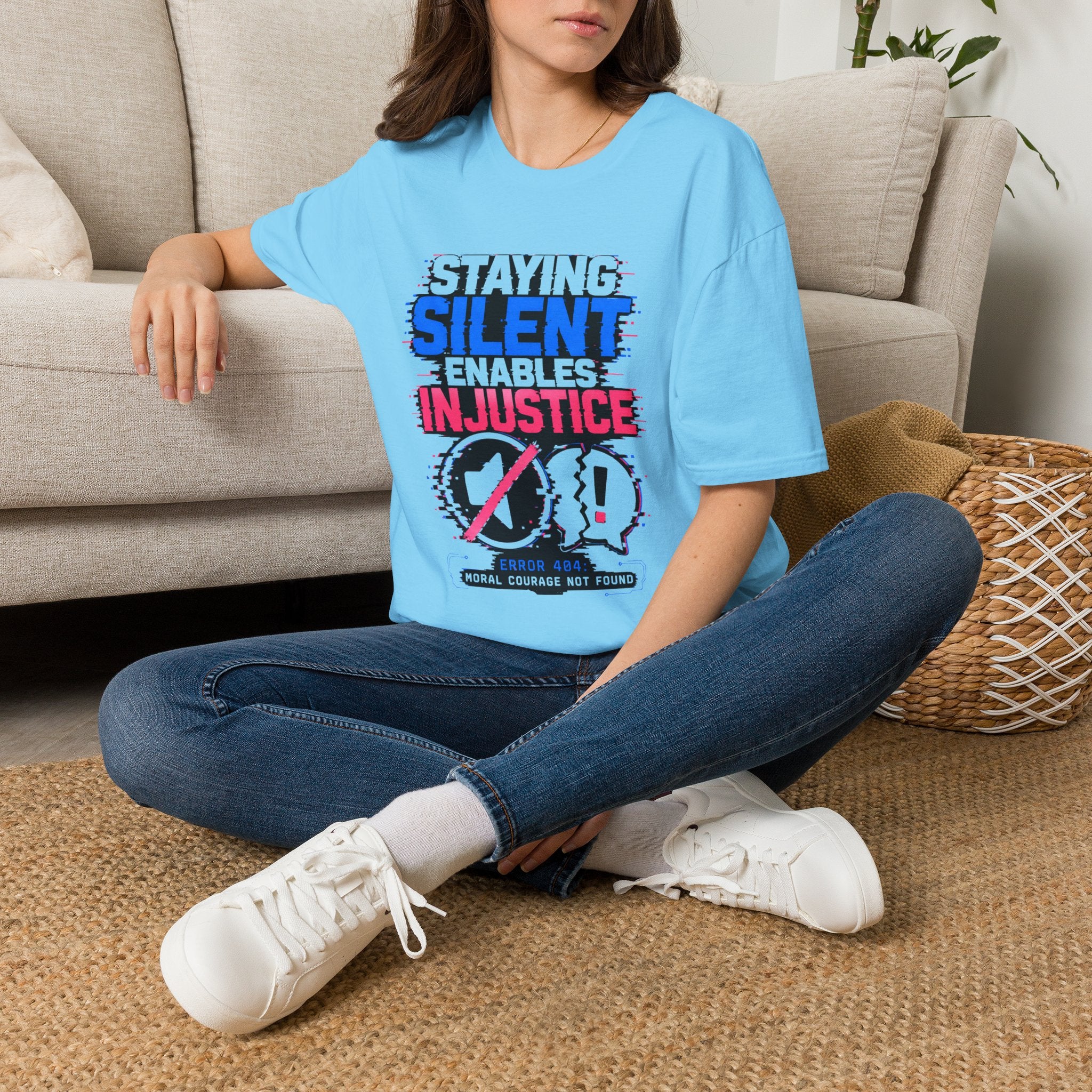 Staying Silent Enables Injustice T-Shirt — Activist Message Tee