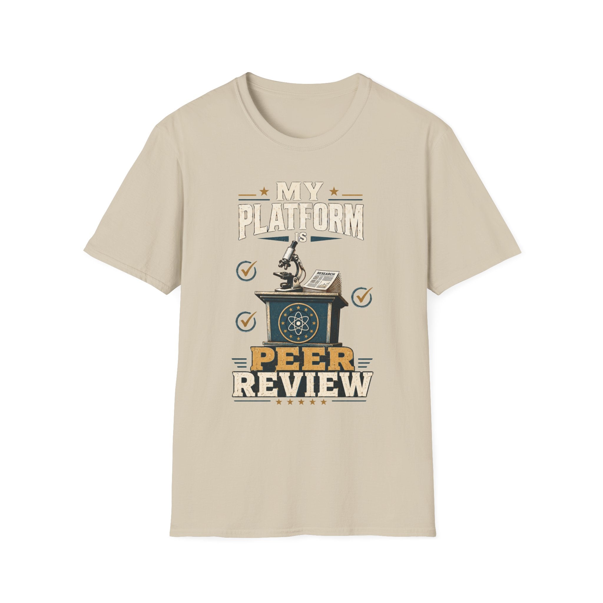 Peer Review T-Shirt — "My Platform is Peer Review" Science Tee