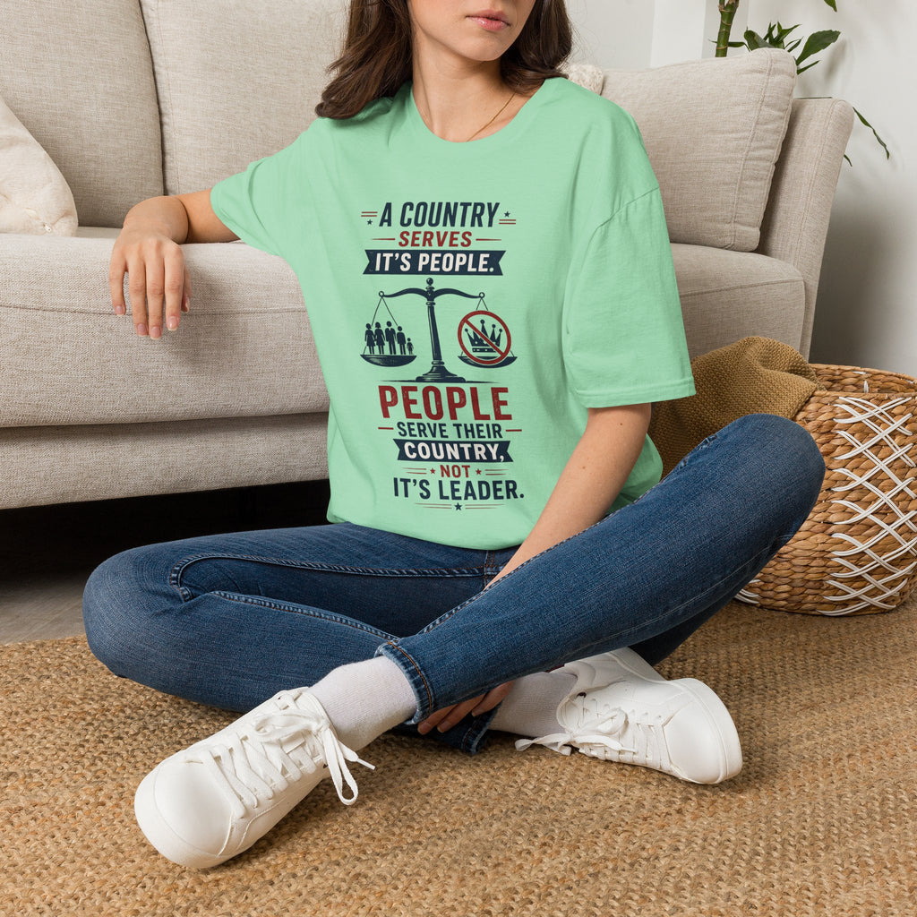 “A Country Serves Its People” Patriotic Liberty Tee