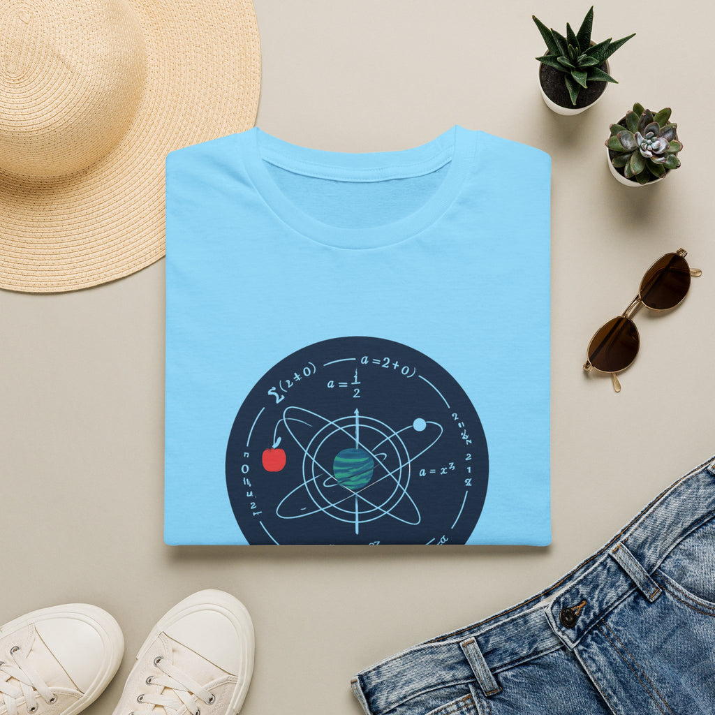 Science Atom Graphic T-Shirt — "Reality Needs No Myth" Tee