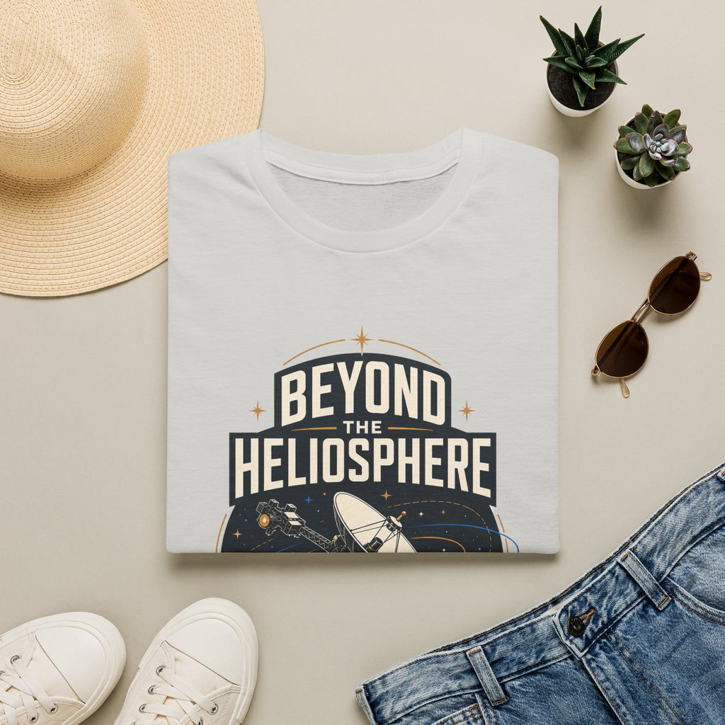 Beyond the Heliosphere T-Shirt — Space Exploration Graphic Tee